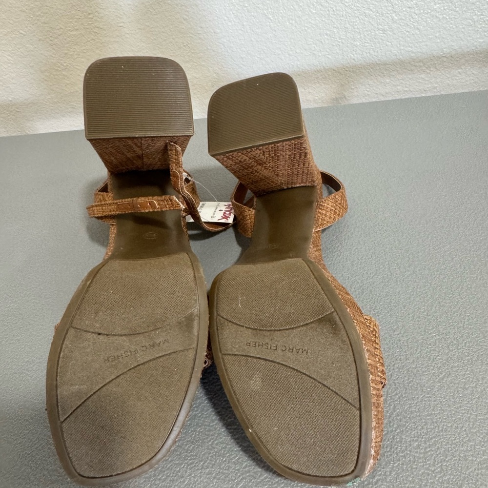 Marc Fisher Tan Platform Sandals - Picture 3 of 3